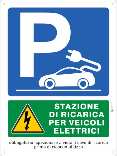 Parcheggio ricarica auto - parcheggio,
