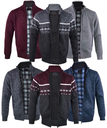 Cardigan uomo foderato pile - cardigan, in