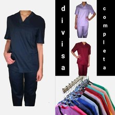 DIVISA SANITARIA OSPEDALIERA 14 COLORI UNISEX INFERMIERE MEDICO OSS MIS. COMODA