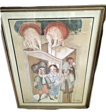 VINCENZO MUSCATELLO " Le mani del burattinaio ..." Litografia PROVA D'AUTORE