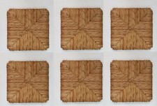 Art.052 6 pz Ricambio Sedile fondo Seduta per sedia in paglia 33 cm x33 cm