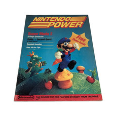Nintendo Power Super Mario 2 July/Aug 1988 Issue 1 Magazine W/ Poster Good