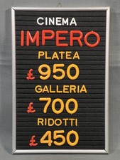 Listino prezzi/Insegna