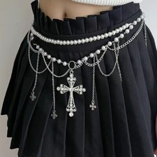 Cintura donna croce strass