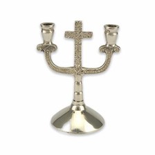 Portacandele doppio in ottone