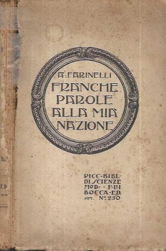 Franche parole alla - , mia