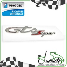 TARGHETTA LATERALE GTS SUPER