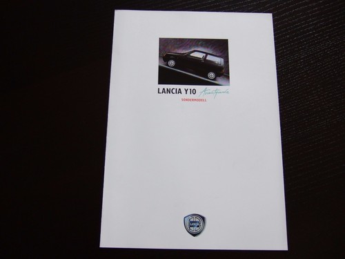 Brochure lancia y10 - brochure,