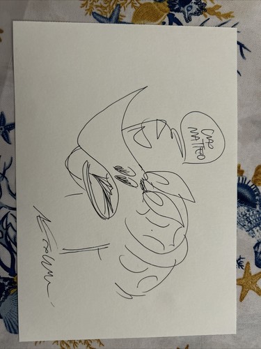 Zerocalcare disegno originale - zerocalcare,