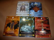 Il Romanzo di Excalibur, Bernard Cornwell, 5 Volumi – Saga completa RILEGATI CDE