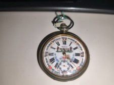 OROLOGIO DA TASCHINO URECH QUADRANTE SMALTATO - FUNZIONANTE