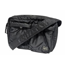 Borsa a tracolla Porter Tanker in nylon nero piccola vintage autentica