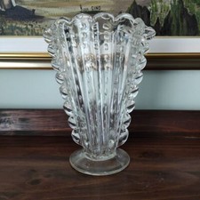Vaso in vetro di Murano anni