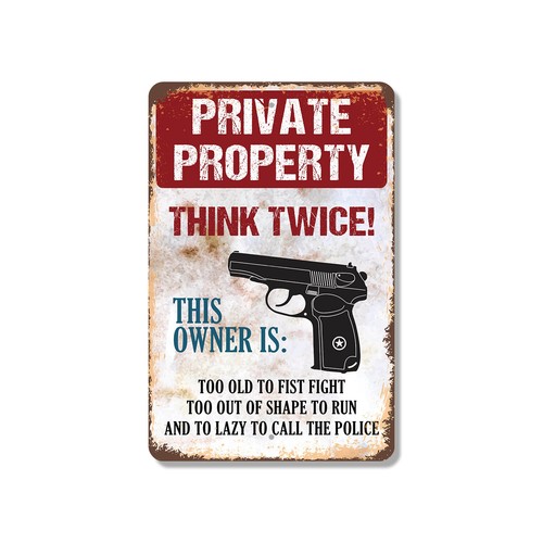 Proprietà privata pensa due - proprietà,