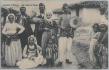 79410 - ALBANIA - VINTAGE Ethnic POSTCARD  -  Posta Militare postmark 1916