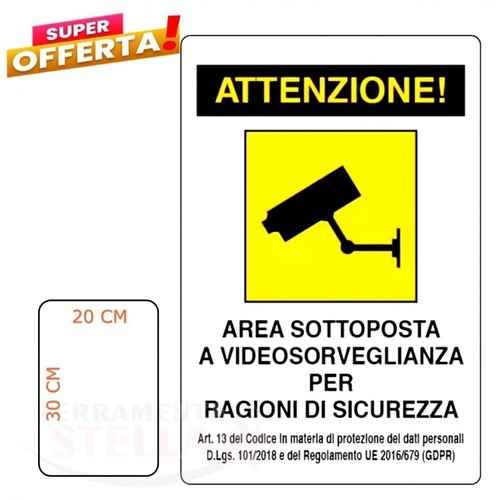 Cartello targa plastica - cartello,