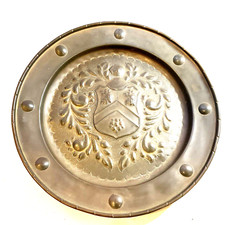 Antique English Brass Plate -
