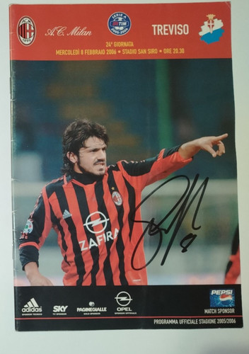 Match programme milan - programme, ac