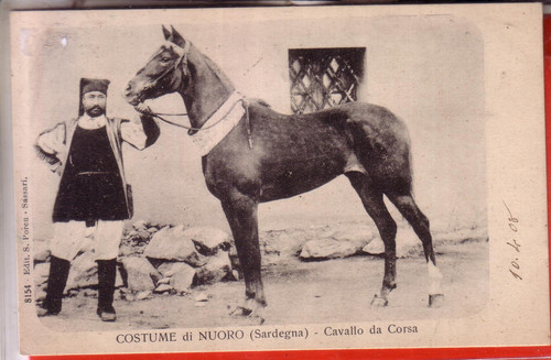 Cartolina nuoro costume con - cartolina,