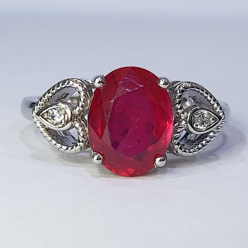 Anello ovale argento sterling