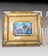 ANTICA FORMELLA MAIOLICA DI