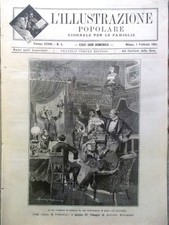 L'illustrazione Popolare 1 Febbraio 1891 Disastro Fontane Tolstoj Romanzo Polo