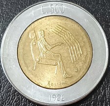 SAN MARINO MONETA BIMETALLICA