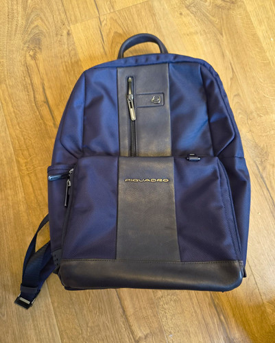 Zaino piquadro blu nylon - blu, e