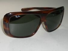 OCCHIALI DA SOLE VINTAGE ANNI 80 B&L RAY-BAN GLOSSY TORT G15 UV BIG BLAIR MASK WRAP