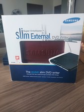 Samsung USB 2.0 Slim External DVD Writer SE-S084D DVD±RW DL w/USB Cable PC/Mac