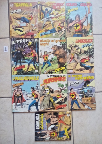 Lotto zagor zenith gigante - 10,