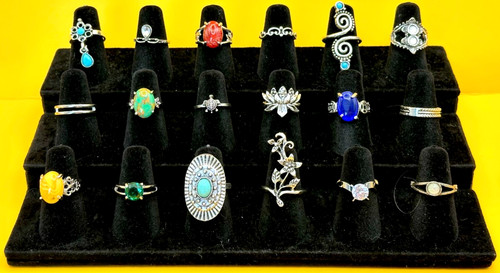 Lotto anelli tono oro e - lotto, 18