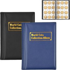 2 Pezzi Album Della Collezione Di Monete, Porta Monete, 240 Tasche Raccoglitore,