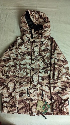 Giacca snowboard mimetica bape - giacca,
