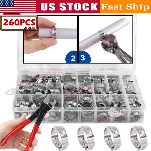 260pcs 304 acciaio - 260pcs,