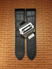 New 20mm Black Leather Strap