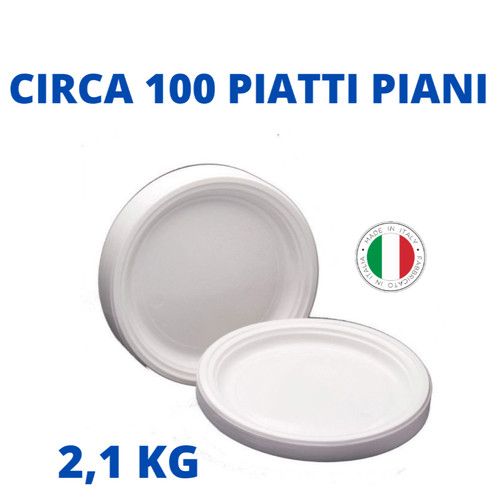 Piatti piani plastica - piatti,