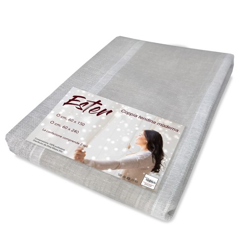 Coppia tendina vetro ester - coppia,