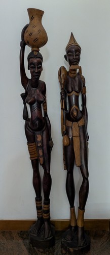 Statue africane ebano - africane,