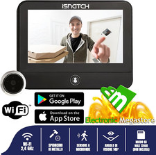 SPIONCINO ELETTRONICO WIFI DIGITALE PORTA MONITOR LCD 4,3 POLLICI
