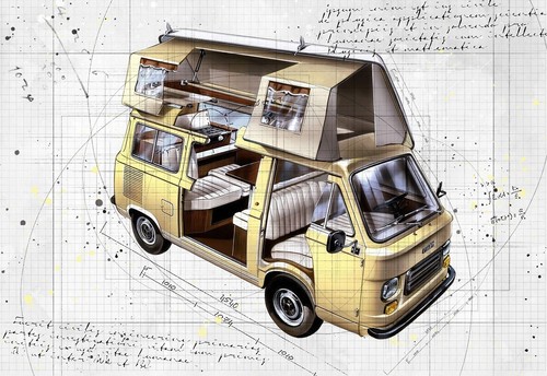 Stampa poster arte ritaglio - stampa,