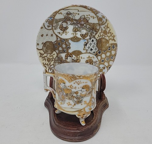 Antica tazza piattino - tazza, e
