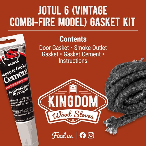 Vintage jotul 6 combifire - jotul,