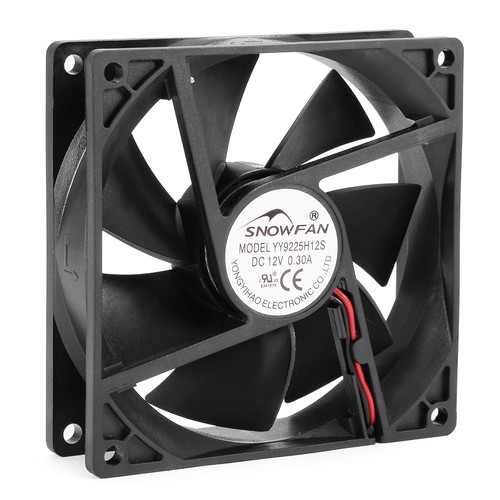 Dc12v 92x92x25mm 7 alette - 7,