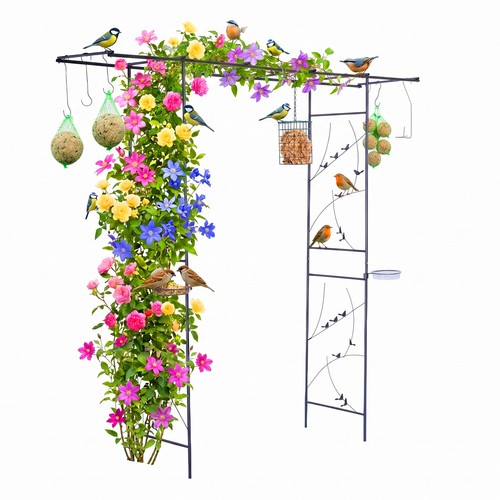 Arco rose metallo - ,, graticcio