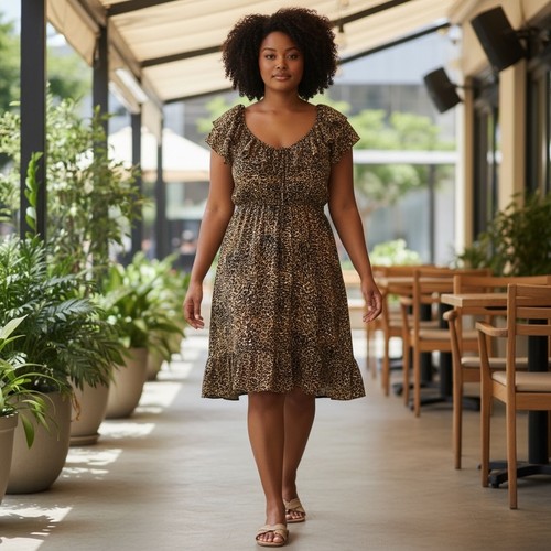 Abito boho safari old - abito, navy