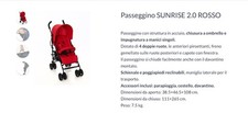 Passeggino Giordani Rosso 2.0