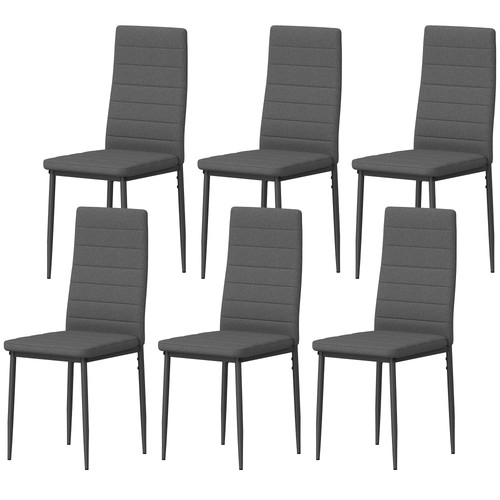 Homcom set sedie imbottite - 6,