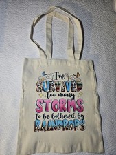 Borsa a tracolla in tela fatta