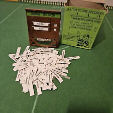 Subbuteo Tabellone Segna Punti Marrone Con Box